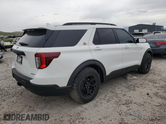 2023 Ford Explorer Timberline z VIN 1FMSK8JH3PGB26372, wystawiony jako Copart lot #54015895 z przebiegiem 29 414 mil mil oraz Szkoda całkowita • Salvage title. Historia ofert i sprzedaży dostępna na DreamBid. Obrazek 3.