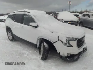 2023 GMC Terrain SLE with VIN 3GKALMEG3PL244106, listed as a IAAI auction lot 41240833 with 26,407 mi miles and . Bid and sale history available at DreamBid. Image 1.