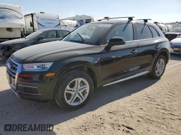 2018 Audi Q5 Premium with VIN WA1ANAFY7J2137977, listed as a Copart auction lot 51082075 with 127,944 mi miles and Salvage Title. Bid and sale history available at carsss.com. Image 1.