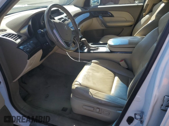 2008 Acura MDX with VIN 2HNYD28248H550604, listed as a Copart auction lot 49809955 with 244,213 mi miles and Salvage Title. Bid and sale history available at DreamBid. Image 7.