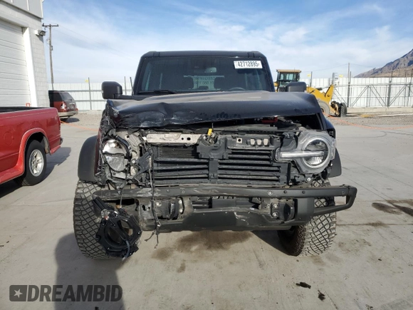 2023 Ford Bronco with VIN 1FMDE5CP4PLA96759, listed as a Copart auction lot 42712895 with 30,153 mi miles and Salvage Title. Bid and sale history available at carsss.com. Image 5.