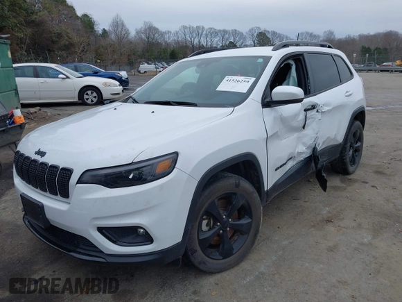 2021 Jeep Cherokee Altitude with VIN 1C4PJMLB1MD122073, listed as a IAAI auction lot 41526259 with 54,503 mi miles. Bid and sale history available at carsss.com. Image 17.