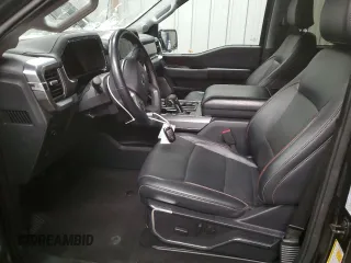2022 Ford F-150 XL with VIN 1FTFW1E89NKE17674, listed as a Copart auction lot 45370215 with 36,154 mi miles and Salvage Title. Bid and sale history available at carsss.com. Image 7.