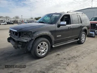 2007 Ford Explorer Limited with VIN 1FMEU75E17UA95738, listed as a Copart auction lot 43476945 with 220,079 mi miles and Salvage title. Bid and sale history available at DreamBid. Image 1.