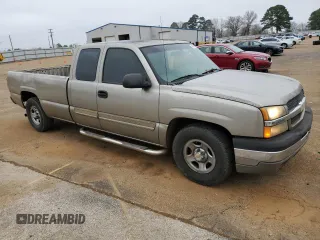 2003 Chevrolet Silverado 1500 LS with VIN 1GCEC19T23E314224, listed as a Copart auction lot 44704185 with 195,422 mi miles and Salvage Title. Bid and sale history available at DreamBid. Image 4.