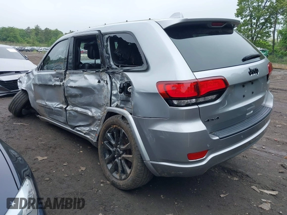 2019 Jeep Grand Cherokee Laredo E with VIN 1C4RJFAG5KC567003, listed as a IAAI auction lot 42390239 with 82,505 mi miles and . Bid and sale history available at DreamBid. Image 3.