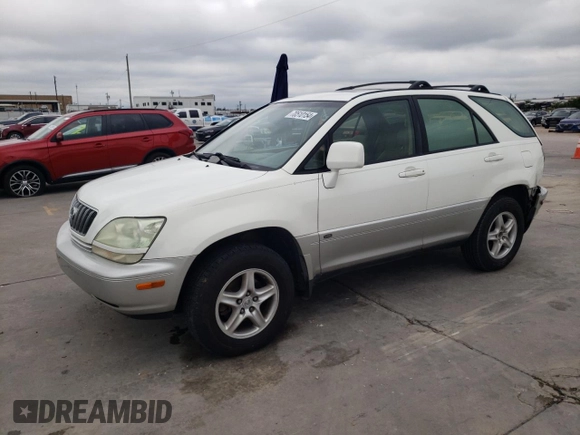 2002 Lexus RX 300 with VIN JTJHF10U720255271, listed as a Copart auction lot 70510154 with 249,063 mi miles and Salvage Title. Bid and sale history available at carsss.com. Image 1.