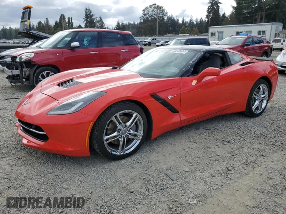 2016 Chevrolet Corvette 3LT with VIN 1G1YF2D7XG5101881, listed as a Copart auction lot 72648924 with 30,078 mi miles and Salvage Title. Bid and sale history available at carsss.com. Image 1.