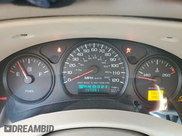 2004 Chevrolet Impala with VIN 2G1WF52E149140156, listed as a Copart auction lot 49079545 with 147,391 mi miles and Salvage title. Bid and sale history available at DreamBid. Image 9.