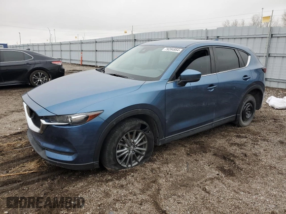 2018 Mazda CX-5 Sport with VIN JM3KFBBM4J0444459, listed as a Copart auction lot 79284954 with 70,209 mi miles and Salvage Title. Bid and sale history available at carsss.com. Image 1.