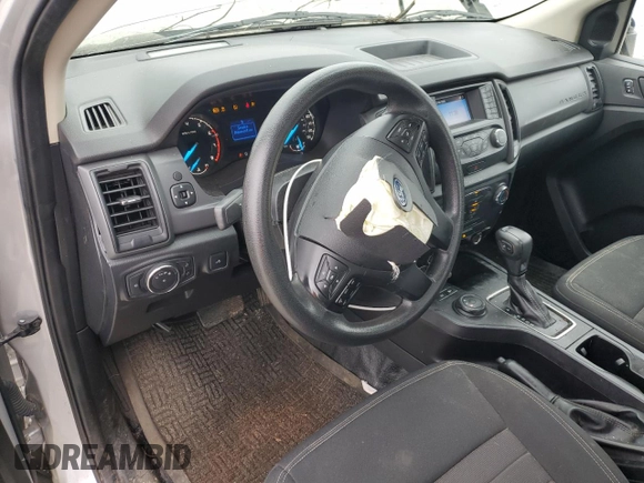 2019 Ford Ranger XL with VIN 1FTER1FH1KLB05050, listed as a Copart auction lot 43399975 with 44,349 mi miles and Salvage Title. Bid and sale history available at DreamBid. Image 8.