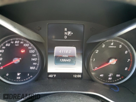 2015 Mercedes-Benz C 300 Luxury with VIN 55SWF4KB2FU009080, listed as a Copart auction lot 55310095 with 138,645 mi miles and Clean Title. Bid and sale history available at carsss.com. Image 9.