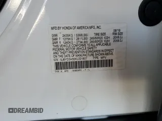 2019 Acura MDX Technology z VIN 5J8YD3H50KL001807, wystawiony jako Copart lot #87128534 z przebiegiem 55 954 mil mil oraz Nie do naprawy • Non repairable. Historia ofert i sprzedaży dostępna na DreamBid. Obrazek 14.