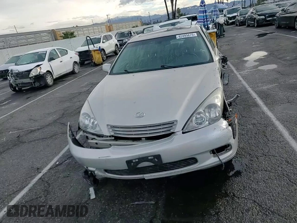 2003 Lexus ES 300 with VIN JTHBF30G730098078, listed as a Copart auction lot 42495675 with 71,147 mi miles and Salvage Title. Bid and sale history available at carsss.com. Image 10.