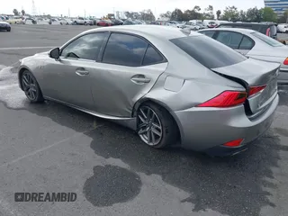 2017 Lexus IS with VIN JTHBA1D23H5059256, listed as a IAAI auction lot 42028884 with 82,929 mi miles. Bid and sale history available at carsss.com. Image 3.