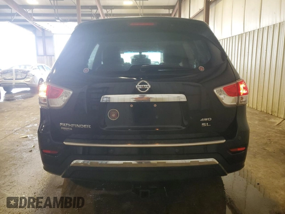 2013 Nissan Pathfinder Platinum with VIN 5N1AR2MM5DC637162, listed as a Copart auction lot 62427595 with 167,130 mi miles and Salvage title. Bid and sale history available at DreamBid. Image 6.