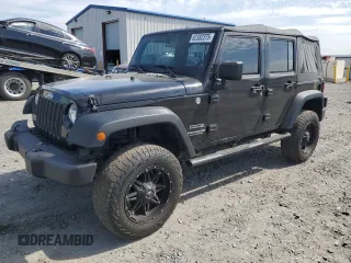 2015 Jeep Wrangler Unlimited Sport with VIN 1C4BJWDG4FL613598, listed as a Copart auction lot 62382375 with 110,845 mi miles and Clean title. Bid and sale history available at DreamBid. Image 1.