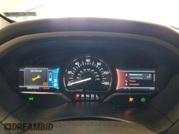 2014 Lincoln MKZ Hybrid with VIN 3LN6L2LUXER816387, listed as a Copart auction lot 57054335 with 206,313 mi miles and Non repairable. Bid and sale history available at DreamBid. Image 9.