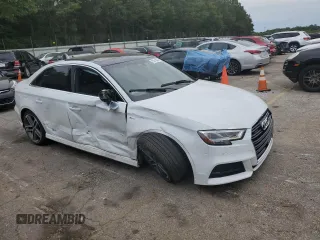 2019 Audi A3 Sedan S line Premium Plus with VIN WAUJEHFF6KA110898, listed as a Copart auction lot 70911094 with 43,410 mi miles and Salvage Title. Bid and sale history available at carsss.com. Image 4.