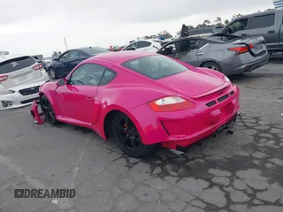 2007 Porsche Cayman S with VIN WP0AB29877U780410, listed as a IAAI auction lot 42153981 with 74,366 mi miles and . Bid and sale history available at DreamBid. Image 3.