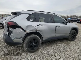 2020 Toyota RAV4 XLE with VIN 2T3P1RFV6LC083003, listed as a Copart auction lot 51905775 with 100,298 mi miles and Salvage Title. Bid and sale history available at DreamBid. Image 3.