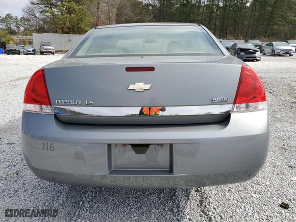 2007 Chevrolet Impala LS with VIN 2G1WB58K579207239, listed as a Copart auction lot 89349175 with NaN miles and Salvage Title. Bid and sale history available at carsss.com. Image 6.