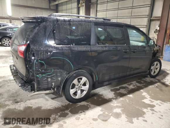 2019 Toyota Sienna L with VIN 5TDZZ3DC7KS991281, listed as a Copart auction lot 88310775 with 72,923 mi miles and Salvage Title. Bid and sale history available at carsss.com. Image 3.