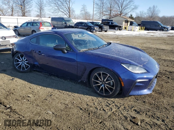2022 Toyota 86 with VIN JF1ZNBC18N8750799, listed as a Copart auction lot 42347145 with 25,544 mi miles and Salvage Title. Bid and sale history available at DreamBid. Image 4.