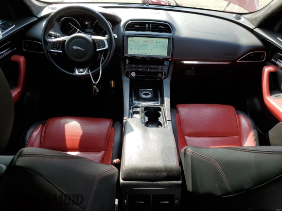 2019 Jaguar F-Pace 25t R-Sport with VIN SADCL2FX2KA606177, listed as a Copart auction lot 43308784 with 87,428 mi miles and . Bid and sale history available at DreamBid. Image 8.