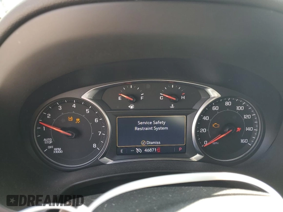 2020 GMC Terrain Denali with VIN 3GKALXEX2LL346606, listed as a Copart auction lot 51112045 with 46,871 mi miles and Salvage title. Bid and sale history available at DreamBid. Image 9.