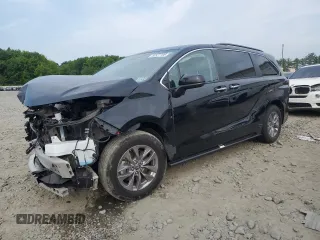 2023 Toyota Sienna XLE with VIN 5TDYSKFC1PS077039, listed as a Copart auction lot 58527195 with 45,139 mi miles and Salvage title. Bid and sale history available at DreamBid. Image 1.