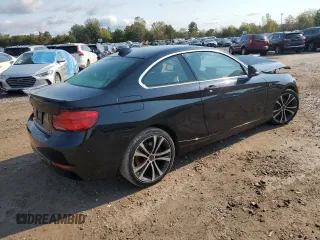 2018 BMW 2 Series 230i xDrive with VIN WBA2J3C57JVA49747, listed as a Copart auction lot 74891334 with Not provided miles and Salvage title. Bid and sale history available at DreamBid. Image 3.