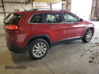 2015 Jeep Cherokee Limited z VIN 1C4PJMDS2FW735972, wystawiony jako Copart lot #55307765 z przebiegiem 104 025 mil mil oraz Szkoda całkowita • Salvage title. Historia ofert i sprzedaży dostępna na DreamBid. Obrazek 3.