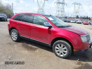 2007 Lincoln MKX with VIN 2LMDU68C77BJ02928, listed as a IAAI auction lot 41921913 with 101,100 mi miles. Bid and sale history available at carsss.com. Image 1.