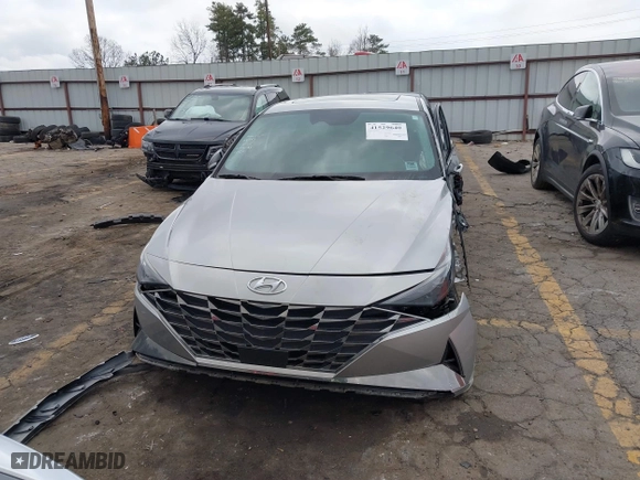 2023 Hyundai Elantra Limited with VIN 5NPLP4AG8PH114305, listed as a IAAI auction lot 41529640 with 30,498 mi miles. Bid and sale history available at carsss.com. Image 12.