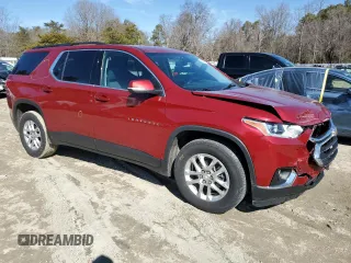 2021 Chevrolet Traverse LT Cloth with VIN 1GNERGKW3MJ166784, listed as a Copart auction lot 46328675 with 121,841 mi miles and Salvage Title. Bid and sale history available at carsss.com. Image 4.
