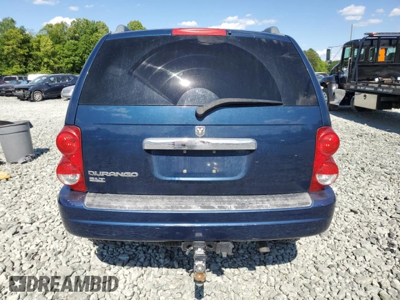 2004 Dodge Durango SLT with VIN 1D4HB48N44F101973, listed as a Copart auction lot 58158175 with 218,670 mi miles and Salvage title. Bid and sale history available at DreamBid. Image 6.