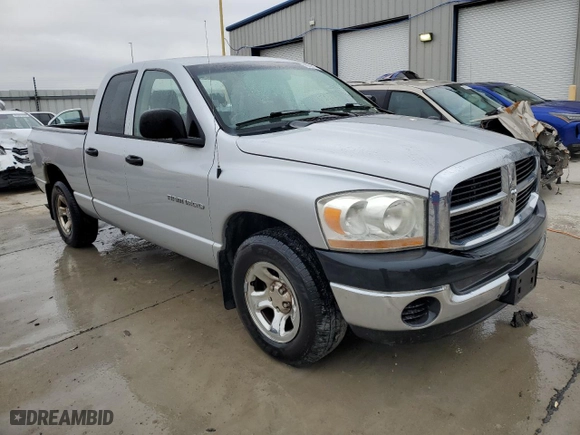 2006 Dodge Ram 1500 ST with VIN 1D7HA18K86J244595, listed as a Copart auction lot 43955415 with 119,541 mi miles and Salvage Title. Bid and sale history available at carsss.com. Image 4.