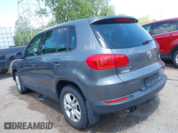 2012 Volkswagen Tiguan SE with VIN WVGAV7AX9CW004362, listed as a IAAI auction lot 42260316 with 163,444 mi miles and . Bid and sale history available at DreamBid. Image 3.