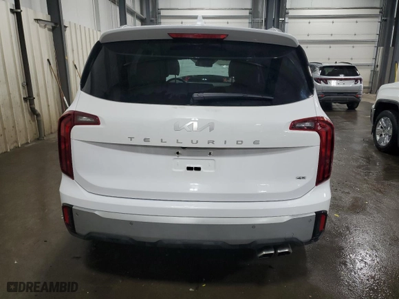 2024 Kia Telluride S with VIN 5XYP6DGC0RG450825, listed as a Copart auction lot 49070945 with 28,834 mi miles and Salvage Title. Bid and sale history available at carsss.com. Image 6.
