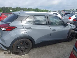 2023 Nissan Kicks SV with VIN 3N1CP5CVXPL552957, listed as a IAAI auction lot 42264347 with 29,463 mi miles and . Bid and sale history available at DreamBid. Image 13.