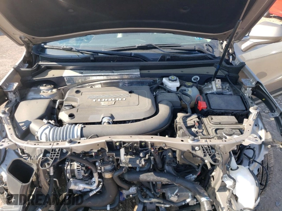 2023 Cadillac XT4 AWD Luxury with VIN 1GYFZBR40PF173861, listed as a Copart auction lot 71233194 with 16,356 mi miles and Salvage title. Bid and sale history available at DreamBid. Image 12.