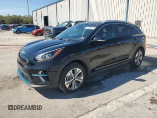 2022 Kia Niro EV S with VIN KNDCC3LG8N5148521, listed as a Copart auction lot 47301615 with 31,520 mi miles and Salvage Title. Bid and sale history available at carsss.com. Image 1.