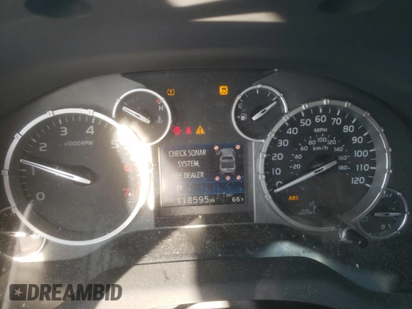 2016 Toyota Tundra 4WD Truck Platinum with VIN 5TFAW5F12GX561673, listed as a Copart auction lot 43635335 with 118,595 mi miles and Salvage Title. Bid and sale history available at carsss.com. Image 9.