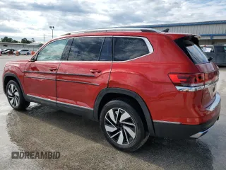 2024 Volkswagen Atlas SEL z VIN 1V2BR2CA3RC533646, wystawiony jako Copart lot #56513415 z przebiegiem 10 498 mil mil oraz Czysty tytuł • Clean title. Historia ofert i sprzedaży dostępna na DreamBid. Obrazek 2.