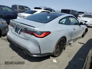 2021 BMW M4 Competition with VIN WBS33AZ09MCG47395, listed as a Copart auction lot 68748204 with 0 mi miles and Salvage Title. Bid and sale history available at carsss.com. Image 3.