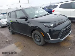 2023 Kia Soul LX with VIN KNDJ23AU4P7847042, listed as a IAAI auction lot 41918154 with 148,900 mi miles. Bid and sale history available at carsss.com. Image 1.