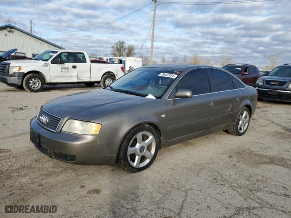 2003 Audi A6 with VIN WAULD64B63N007393, listed as a Copart auction lot 79652184 with 109,436 mi miles and Clean Title. Bid and sale history available at carsss.com. Image 1.
