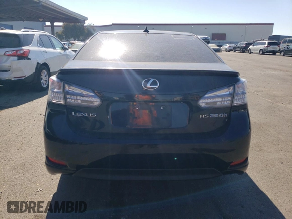 2010 Lexus HS with VIN JTHBB1BA7A2019907, listed as a Copart auction lot 73031364 with 231,898 mi miles and Salvage Title. Bid and sale history available at carsss.com. Image 6.