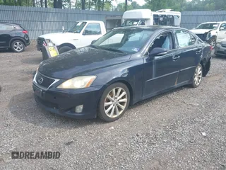 2009 Lexus IS 250 z VIN JTHCK262192031608, wystawiony jako IAAI lot #42405255 z przebiegiem 77 100 mil mil oraz . Historia ofert i sprzedaży dostępna na DreamBid. Obrazek 2.